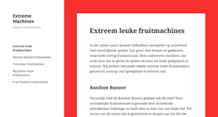 Desktop Screenshot of extreme-machines.nl